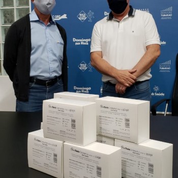 Tubarão Saneamento faz doação de testes rápidos ao município