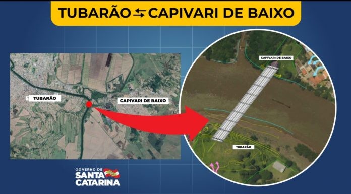 Governador autoriza a construção da ponte entre Tubarão e Capivari de Baixo