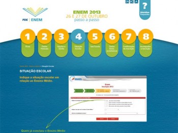 MEC cria site com o passo a passo para a inscrição no Enem 2013