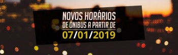 Novos Horários 2019