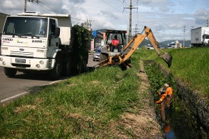 DNIT/SC concentra trabalhos em vias laterais da BR-101, em Tubarão