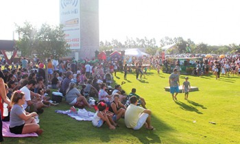 Tarde de atividades festivas e vacinação no parque